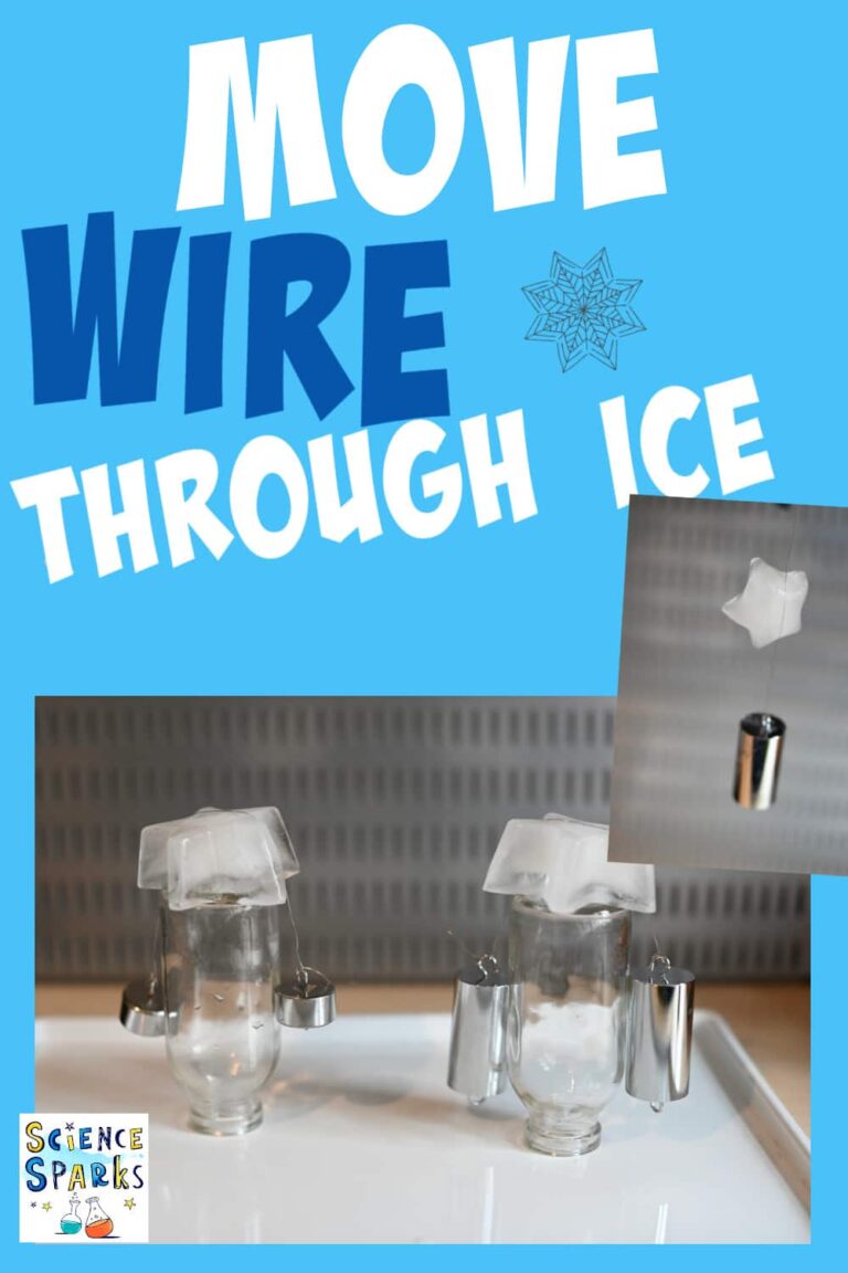 Move a cable through ice