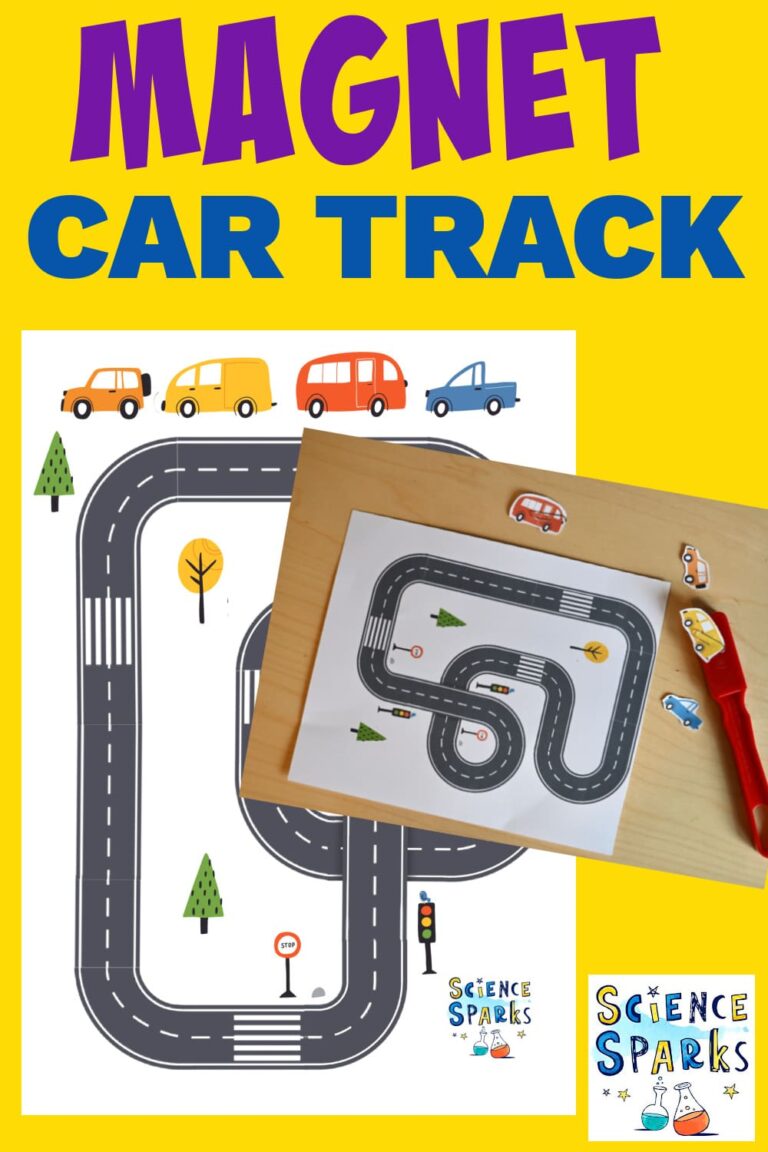 Car magnet game – Free printable