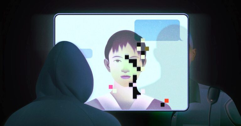 This ‘University Manifestant’ is not real. It is an undercover bot with AI for police officers