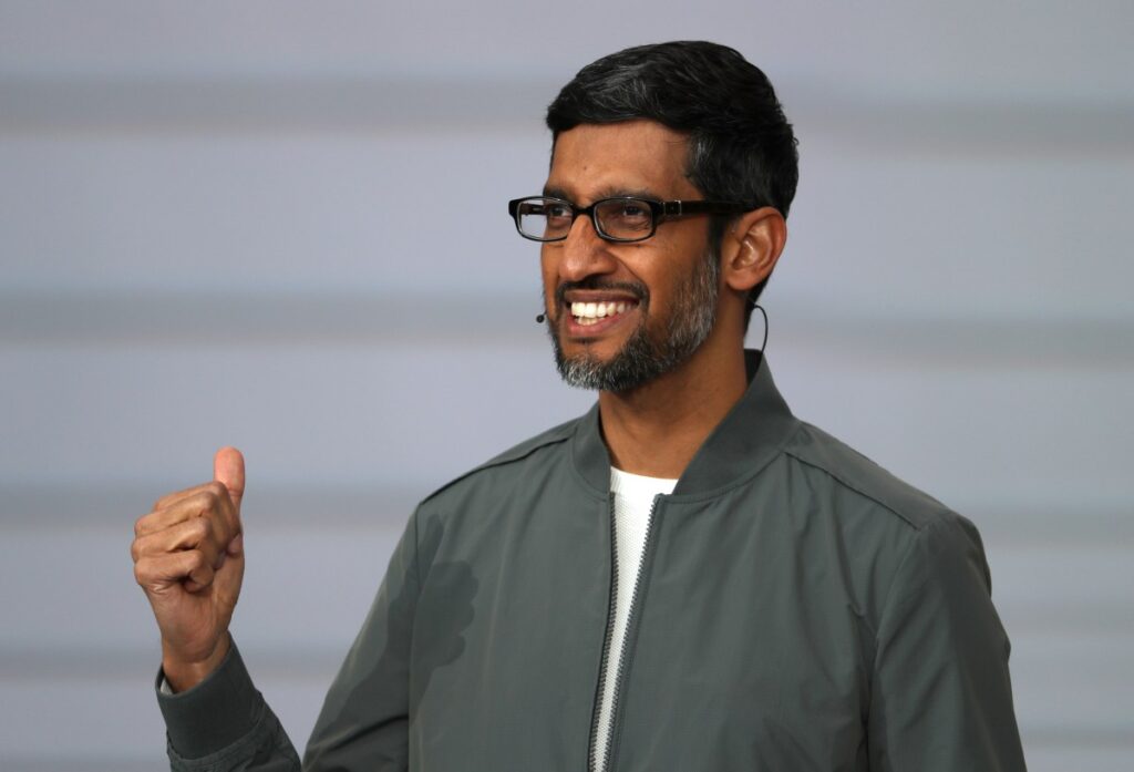Alphabet’s CEO, L sundar