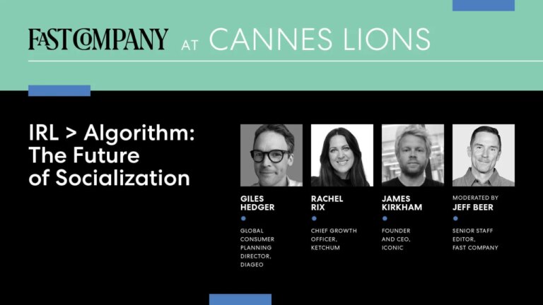 IRL> Algorithm: The future of socialization