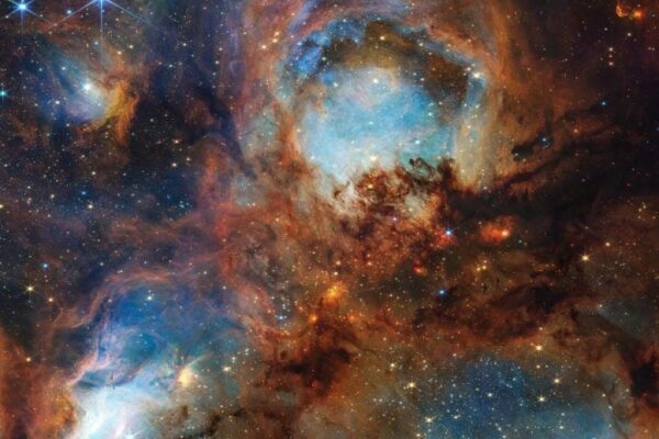 Webb Birthday Blockbuster: Baby Suns lights staggered rings inside Cosmic Cat