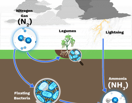 Nitrogen fixation, their types and mechanism