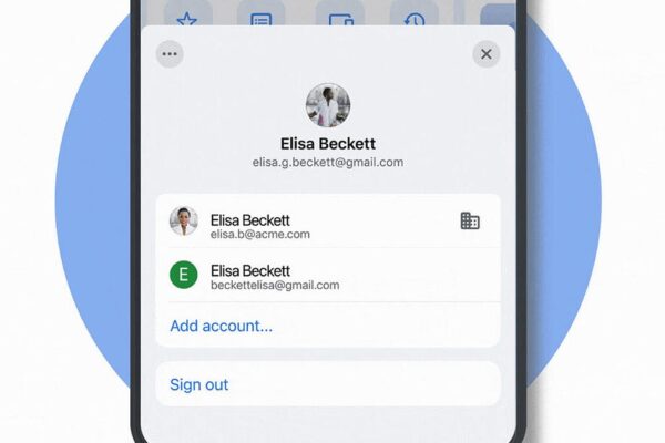 Google Chrome for iOS now allows you to change between personal and work accounts