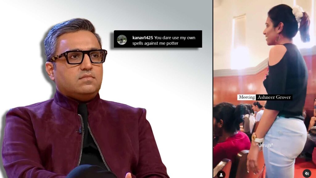 The university student tells Ashneer Grover ‘Yeh Doglapan Hua’, his answer wins internet
