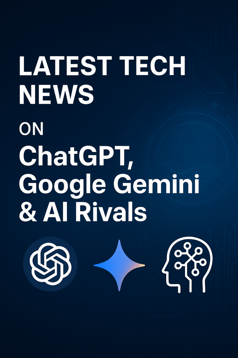 Latest Tech News on ChatGPT, Google Gemini & AI Rivals