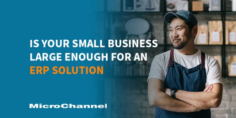 Is your small company large enough for an ERP solution?