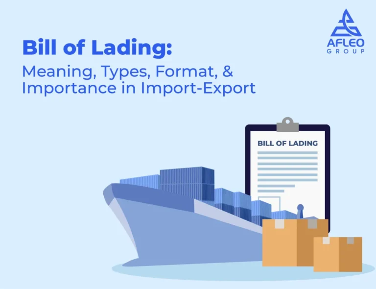 Bill of lading: meaning, types, format and importance in import-export